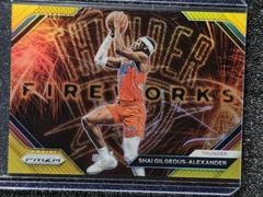 Shai Gilgeous-Alexander [Gold] #16 Basketball Cards 2023 Panini Prizm Fireworks Prices