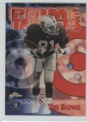 Tim Brown [Refractor] #15 Football Cards 1998 Topps Chrome Season's Best Prices