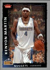 Kenyon Martin Basketball Cards 2008 Fleer Prices