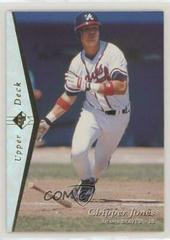 Chipper Jones [Silver] Baseball Cards 1995 SP Prices