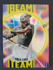 Oneil Cruz [Gold] #BT-21 Baseball Cards 2022 Stadium Club Chrome Beam Team Prices