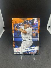 Jasson Dominguez [Electric Orange Foil] #160 Baseball Cards 2024 Topps Big League Baseball Prices