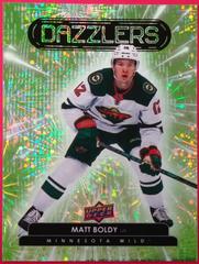 Matt Boldy [Green] Hockey Cards 2022 Upper Deck Dazzlers Prices