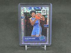 Jalen Williams [Fast Break Purple] #235 Basketball Cards 2022 Panini Donruss Optic Prices