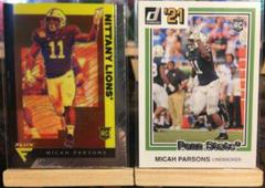 Micah Parsons #227 Football Cards 2021 Panini Chronicles Draft Picks Flux Prices