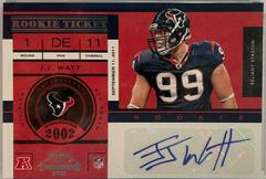 J.J. Watt [Autograph] #137 Football Cards 2011 Playoff Contenders Prices