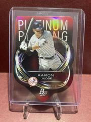 Aaron Judge [Red] #85 Baseball Cards 2023 Bowman Platinum Prices