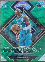 Kai Jones [Green Wave] #1 Basketball Cards 2021 Panini Prizm Emergent Prices