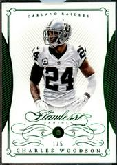 Charles Woodson [Emerald] #2 Football Cards 2015 Panini Flawless Prices