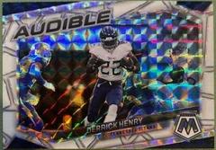 Derrick Henry [White] #AS-DH Football Cards 2023 Panini Mosaic Audible Prices