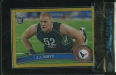 J.J. Watt [Gold Refractor] Football Cards 2011 Topps Chrome Prices