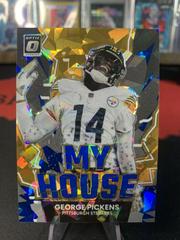 George Pickens [Ice] #MH-16 Football Cards 2022 Panini Donruss Optic My House Prices