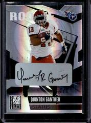 Quinton Ganther [Status Autograph Gold] #203 Football Cards 2006 Panini Donruss Elite Prices