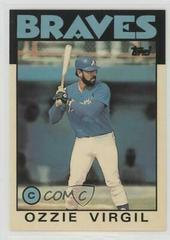 Ozzie Virgil #119T Baseball Cards 1986 Topps Traded Tiffany Prices