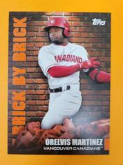 Orelvis Martinez [Orange] Baseball Cards 2022 Topps Pro Debut Brick by Brick Prices