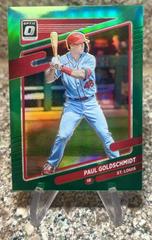 Paul Goldschmidt [Green] Baseball Cards 2021 Panini Donruss Optic Prices