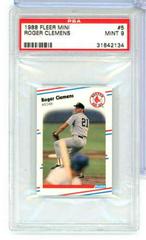 Roger Clemens Baseball Cards 1988 Fleer Mini Prices