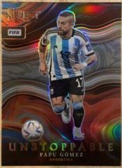 Papu Gomez #10 Soccer Cards 2022 Panini Select FIFA Unstoppable Prices