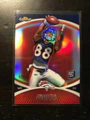 Demaryius Thomas [Signed Patch Red Refractor] Football Cards 2010 Topps Finest Prices