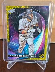 Brandon Crawford [Gold Interstellar] Baseball Cards 2022 Topps Cosmic Chrome Star Gaze Prices