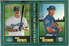 David Krynzel [Grady Sizemore] #620 Baseball Cards 2001 Topps Chrome Prices