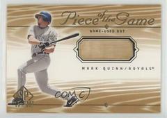 Mark Quinn #MQ Baseball Cards 2001 SP Game Bat Piece of the Game Prices