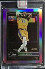 LeBron James [Purple] Basketball Cards 2020 Panini One and One Prices