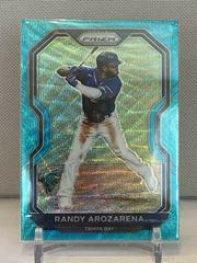 Randy Arozarena [Blue Wave Prizm] Baseball Cards 2021 Panini Prizm Prices