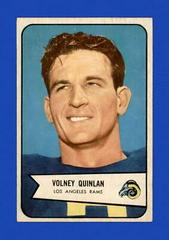 Volney Quinlan #44 Football Cards 1954 Bowman Prices