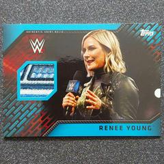 Renee Young [Blue] Wrestling Cards 2018 Topps WWE Women's Division Shirt Relics Prices