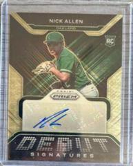 Nick Allen [Gold Prizm] Baseball Cards 2022 Panini Prizm Debut Signatures Prices