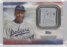 Jackie Robinson Baseball Cards 2021 Topps 70th Anniversary Logo Patch Prices