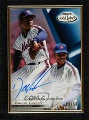 Dwight Gooden [Blue] #FA-DG Baseball Cards 2018 Topps Gold Label Framed Autograph Prices