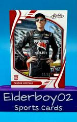 Carson Hocevar [Red] #19 Racing Cards 2022 Panini Chronicles Nascar Absolute Prices