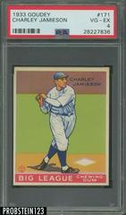 Charley Jamieson #171 Baseball Cards 1933 Goudey Prices