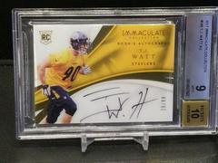 T.J. Watt [Autograph] #165 Football Cards 2017 Panini Immaculate Collection Prices