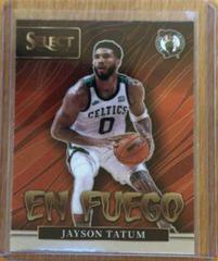 Jayson Tatum #7 Basketball Cards 2021 Panini Select En Fuego Prices