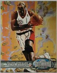 Clyde Drexler [Reebok Gold] Basketball Cards 1997 Metal Universe Prices