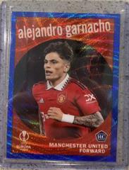 Alejandro Garnacho [Blue Wave] Soccer Cards 2022 Topps Chrome UEFA Club Competitions 1959 Prices