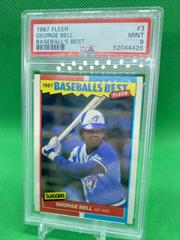 George Bell #3 Baseball Cards 1987 Fleer Baseball's Best Prices