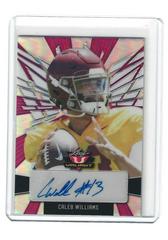 Caleb Williams [Pink] #PA-CW1 Football Cards 2022 Leaf Valiant Autographs Portrait Prices
