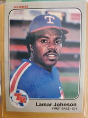 Lamar Johnson #571 Baseball Cards 1983 Fleer Prices