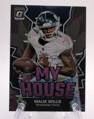 Malik Willis [Black Pandora] #MH-3 Football Cards 2022 Panini Donruss Optic My House Prices