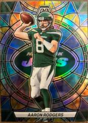Aaron Rodgers #SG-2 Football Cards 2023 Panini Mosaic Stained Glass Prices
