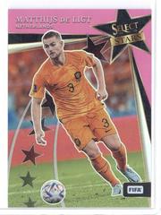 Matthijs de Ligt [Pink] Soccer Cards 2022 Panini Select FIFA Stars Prices