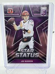 Joe Burrow [Purple] #3 Football Cards 2023 Panini Donruss Elite Star Status Prices