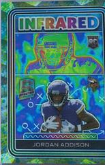 Jordan Addison [Splatter Neon] #11 Football Cards 2023 Panini Spectra Infrared Prices