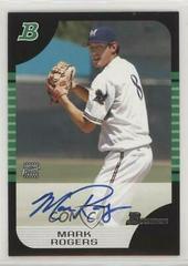 Mark Rogers Baseball Cards 2005 Bowman Prices