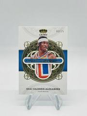 Shai Gilgeous Alexander [Crystal Gold] #89 Basketball Cards 2022 Panini Crown Royale Prices