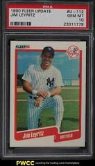 Jim Leyritz Baseball Cards 1990 Fleer Update Prices